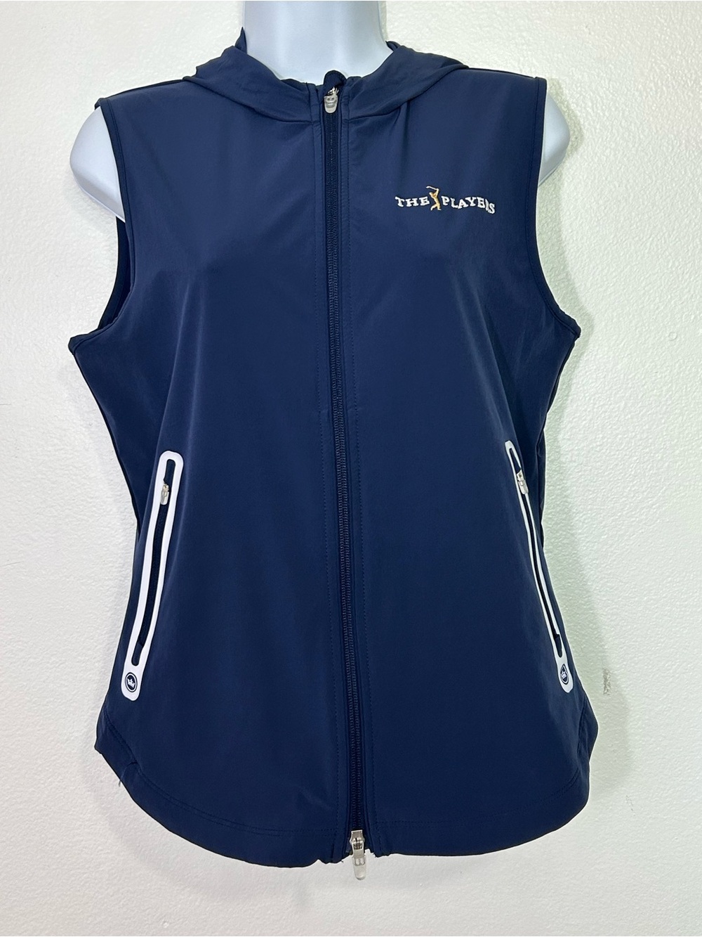 Peter Millar Full Zip Sleeveless Hooded Vest Jacket